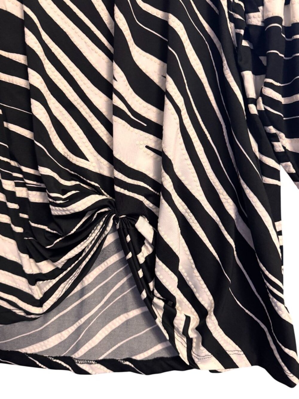 Ruby Rd Woman Top Zebra Print Tunic Style 2X 95% Polyester Stretch Design - Picture 7 of 14
